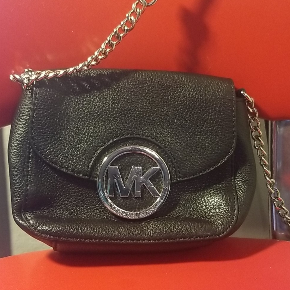 MK black small crossbody